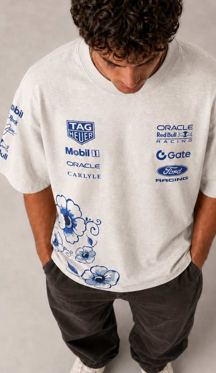 Camiseta Oversized Verstappen Race Home